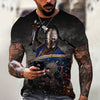 3D Digital Printing Casual Short-Sleeved T-Shirt