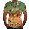 3D digital round neck short sleeve T-shirt