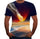 3D digital round neck short sleeve T-shirt