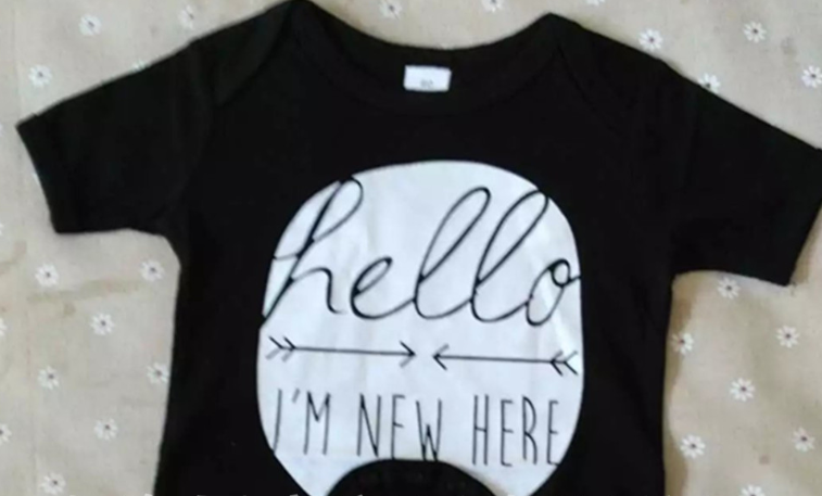 Foreign trade children's wear summer letter baby baby jumpsuit baby