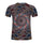 Abstract Twisted Swirl Digital Print Round Neck Short Sleeve T-Shirt