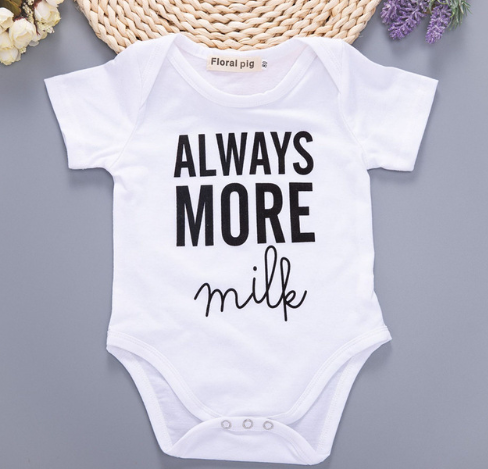 2021 Newborn Baby Clothes Funny 1st Birthday Daddy Letter White Short Sleeve Baby Bodysuits Tiny Cotton Baby Clothes Onesie (China)