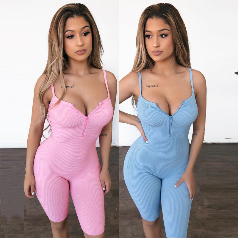 Sports fitness jumpsuit