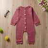 Baby jumpsuit candy color long jumpsuit