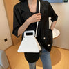 Fashion Textured One-Shoulder Messenger Bag