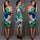 European and American dresses fast selling eBay bursting print sexy bandage dress Cocktail Dresses