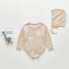 Baby knitted romper jumpsuit