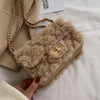 Plush bag for autumn and winter