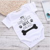 2021 Newborn Baby Clothes Funny 1st Birthday Daddy Letter White Short Sleeve Baby Bodysuits Tiny Cotton Baby Clothes Onesie (China)