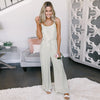 Women's Jumpsuit With Wide-leg Waistband
