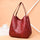 Vintage soft leather shoulder bag