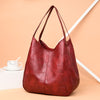 Vintage soft leather shoulder bag