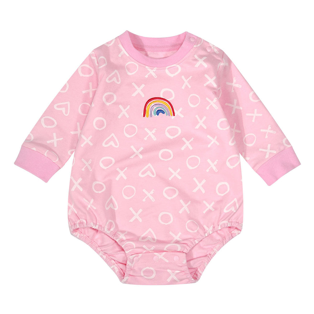 Baby Triangle Romper Spring And Autumn Long-sleeved Bag Fart