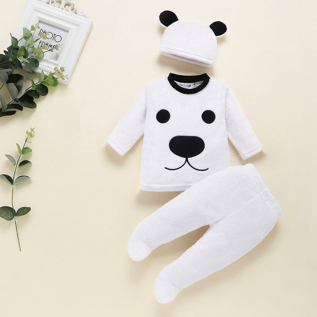 Flannel hooded jacket