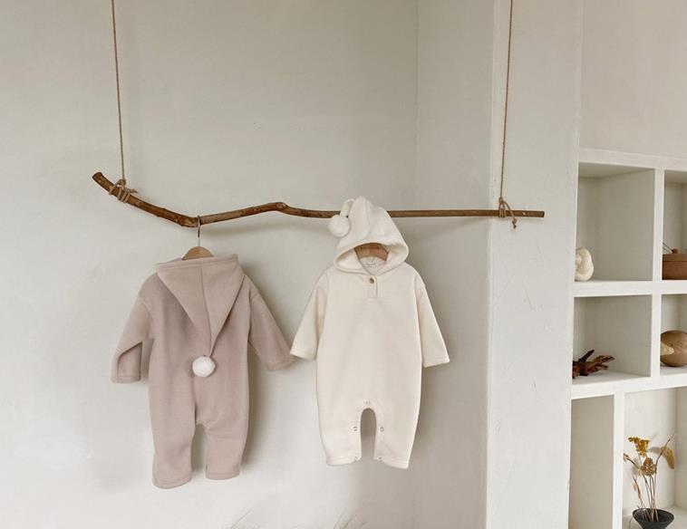 One-piece Romper Lamb Wool Pointy Hat