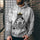 3D Digital Printing Loose Hooded Sweatshirt