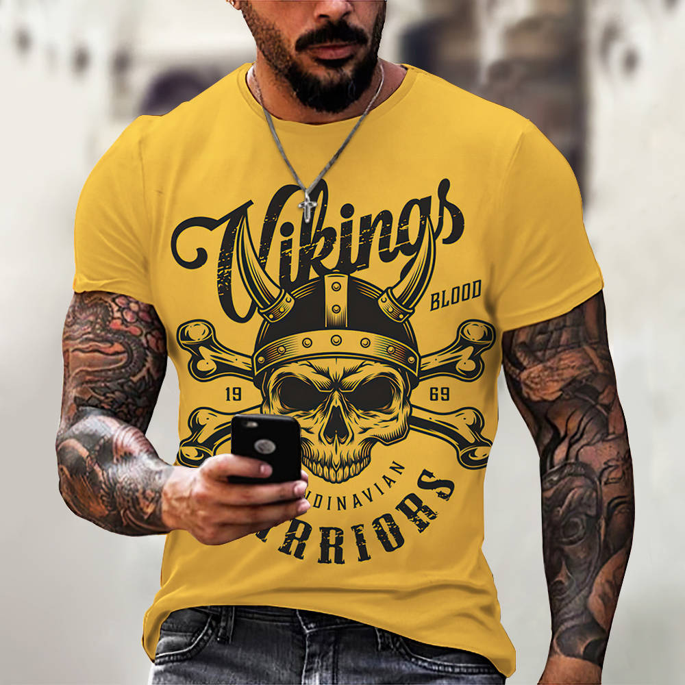 3D Digital Printing Casual Short-Sleeved T-Shirt