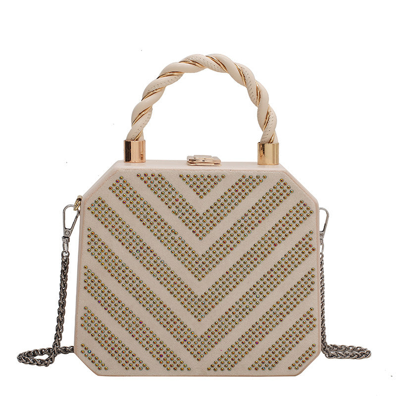 Simple Shoulder Bag Messenger Bag Metal Buckle Female Bag