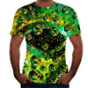 3D digital round neck short sleeve T-shirt