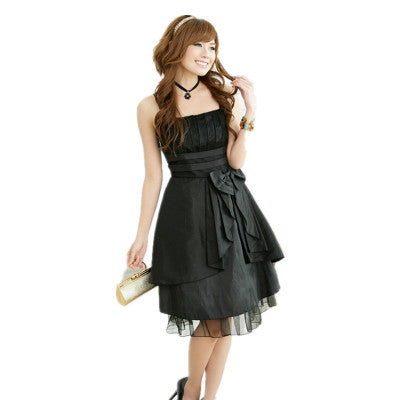 Sling mini dress fat MM large size was thin dress sisters party sexy evening dress