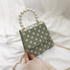 Chain pearl shoulder bag