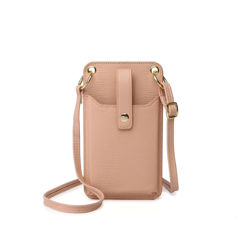 Ladies Vertical Zipper One-shoulder Diagonal Coin Purse