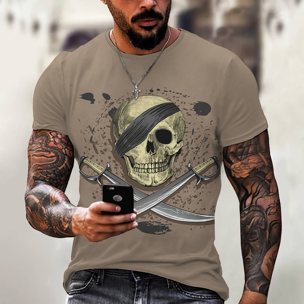 3D Digital Printing Casual Short-Sleeved T-Shirt