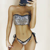 Sequins Swimsuit Bikini Swimsuit