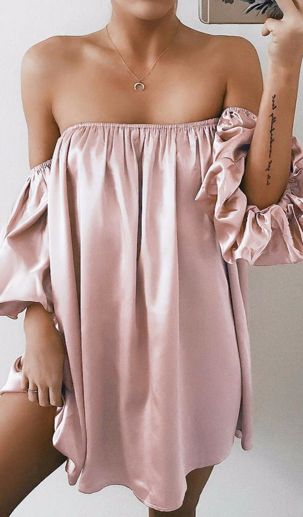 Evening tube top dress