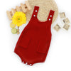 Cotton knitted overalls