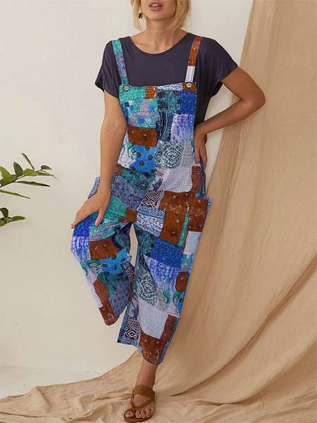 Personalized Check Print Overalls