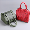 Embossed shoulder bag