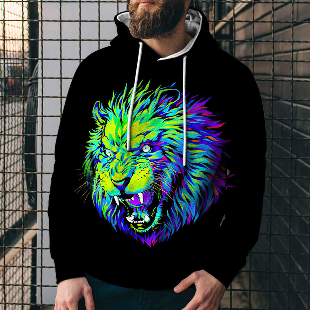 3D Digital Printing Sports Hoodie Sweatshirt