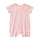 Pure Color Thin Breathable Button Baby Jumpsuit