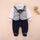 Baby boy's long-sleeved footsuit