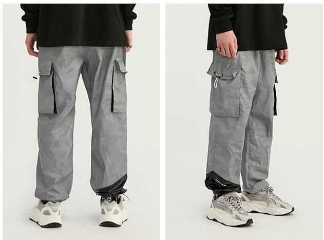 Men''s Wear  Fall 2021 New European And American Trendy Street Dark Camouflage Men''s Three-dimensional Pocket Loose Sports Pants