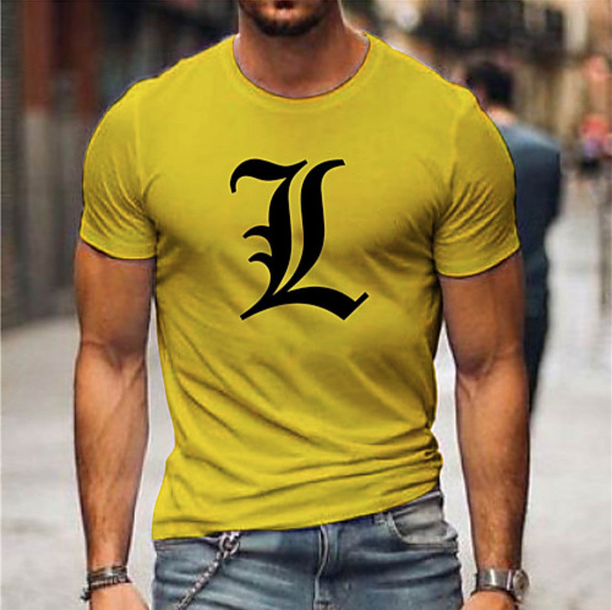 3D Digital Round Neck Short Sleeve T-Shirt