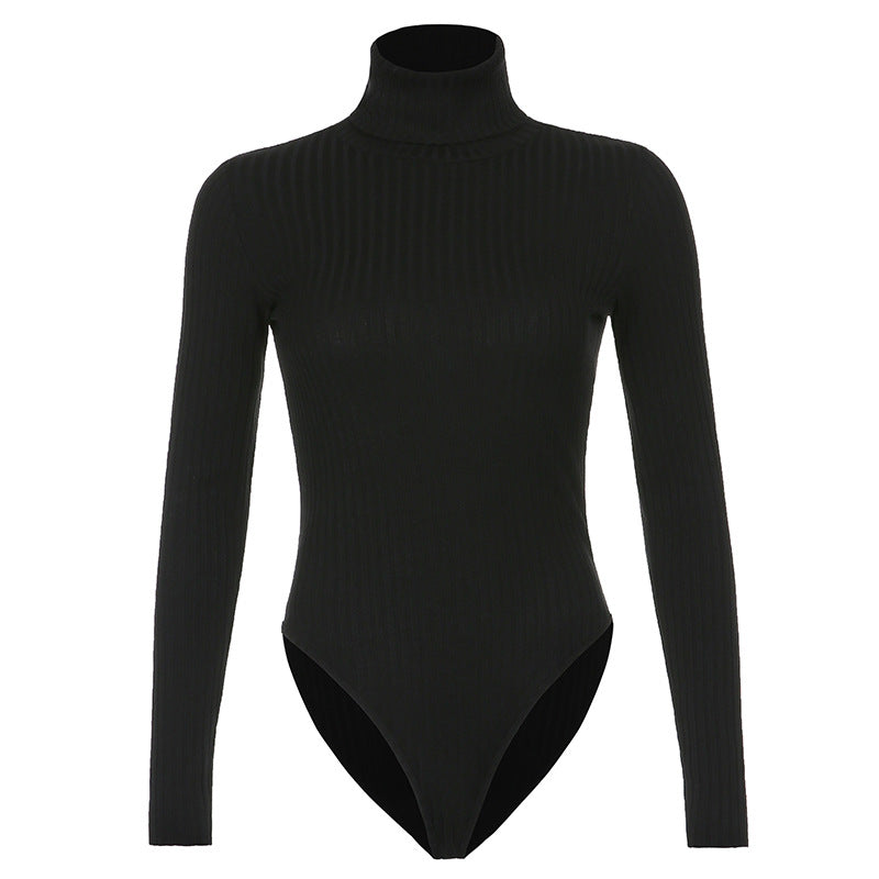 Woman's  Slim Long-Sleeved One-Piece Bottoming
