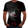 European And American Style Clown 3D Digital Printing Round Neck Short Sleeve T-Shirt