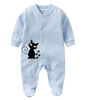 Pure Cotton Baby Footie Printed with Custom Design