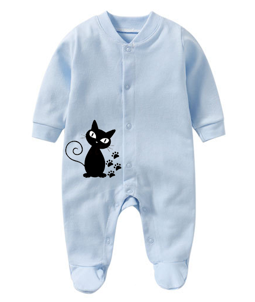 Pure Cotton Baby Footie Printed with Custom Design