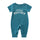 Alphabet short sleeve crawling suit