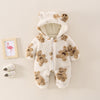 Outdoor Clothes Cute Bear Lamb Wool One-piece Coat