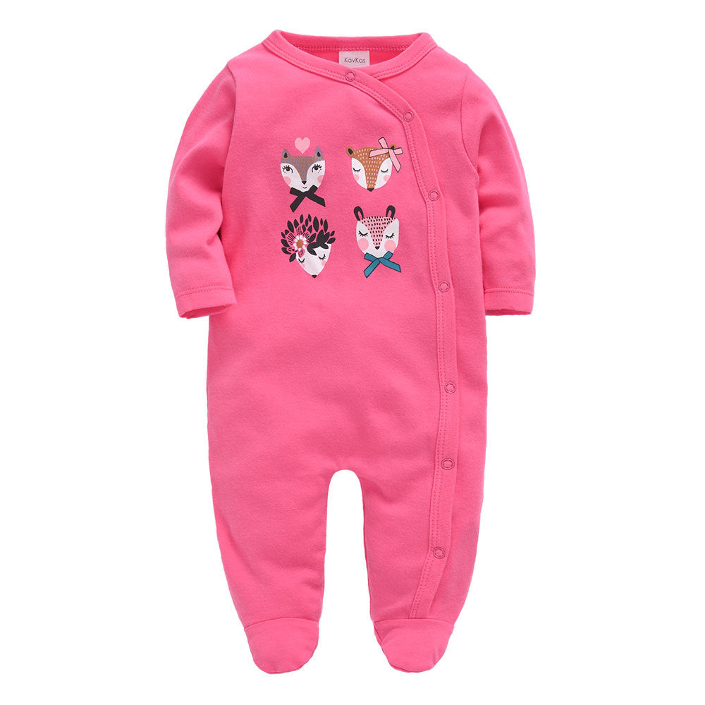 Newborn long-sleeved crawling clothes