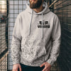 3D Digital Printing Loose Hooded Sweatshirt
