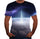 3D digital round neck short sleeve T-shirt