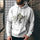 3D Digital Printing Loose Hooded Sweatshirt