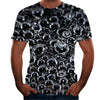 3D digital round neck short sleeve T-shirt