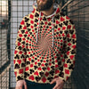 Poker Digital Printing Sweater Street Fashion Men Loose Sports Hoodie