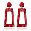 Geometric Acrylic Irregular Earrings Summer Beauty Jewelry